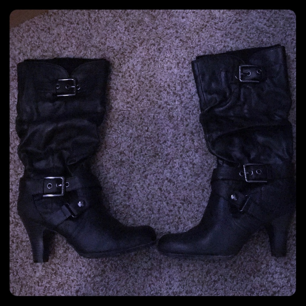 G by Guess black boots